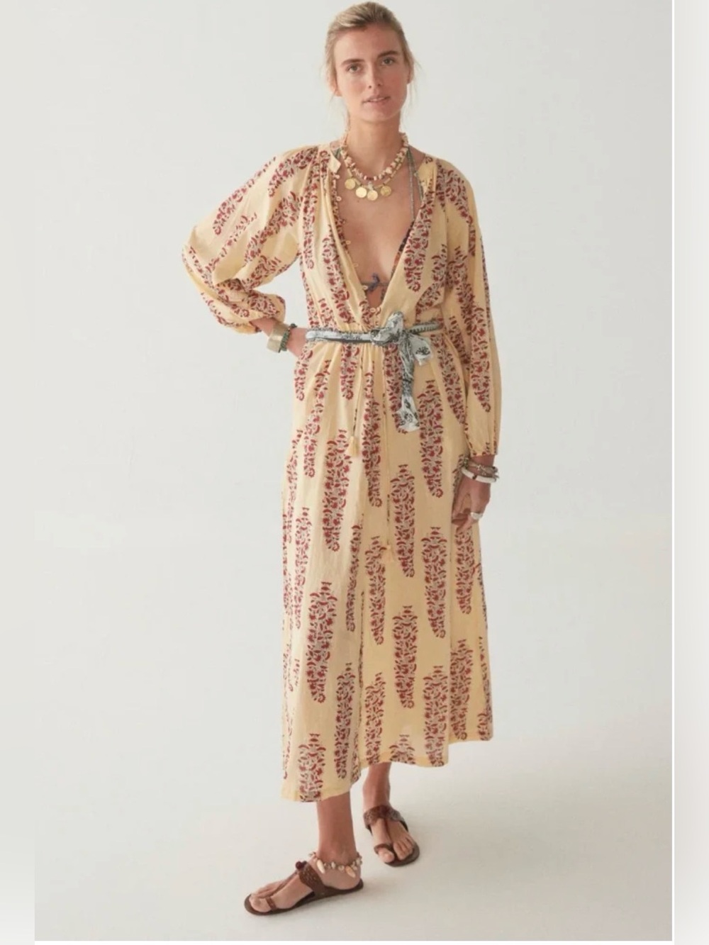 Maison Hotel Calista Dress in Hamlet Rose size M
